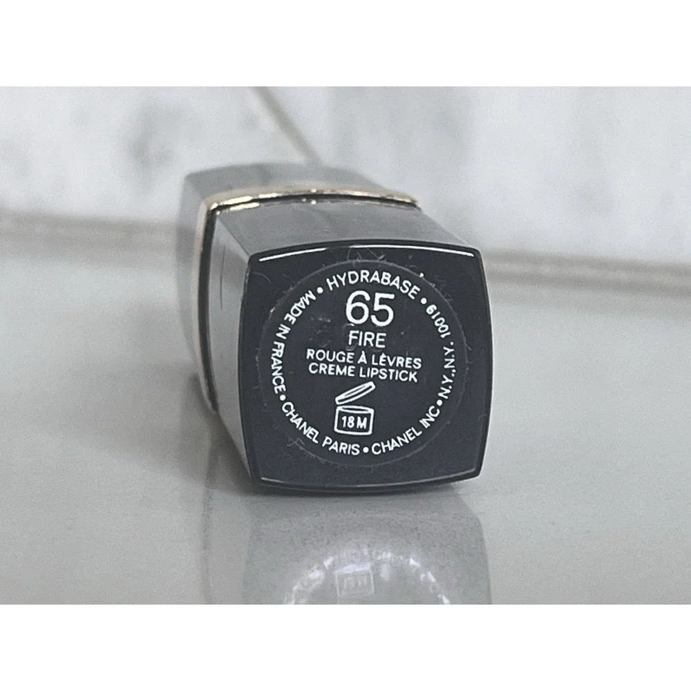 Chanel Hydrabase Creme Lipstick‎ 65 Fire NIB